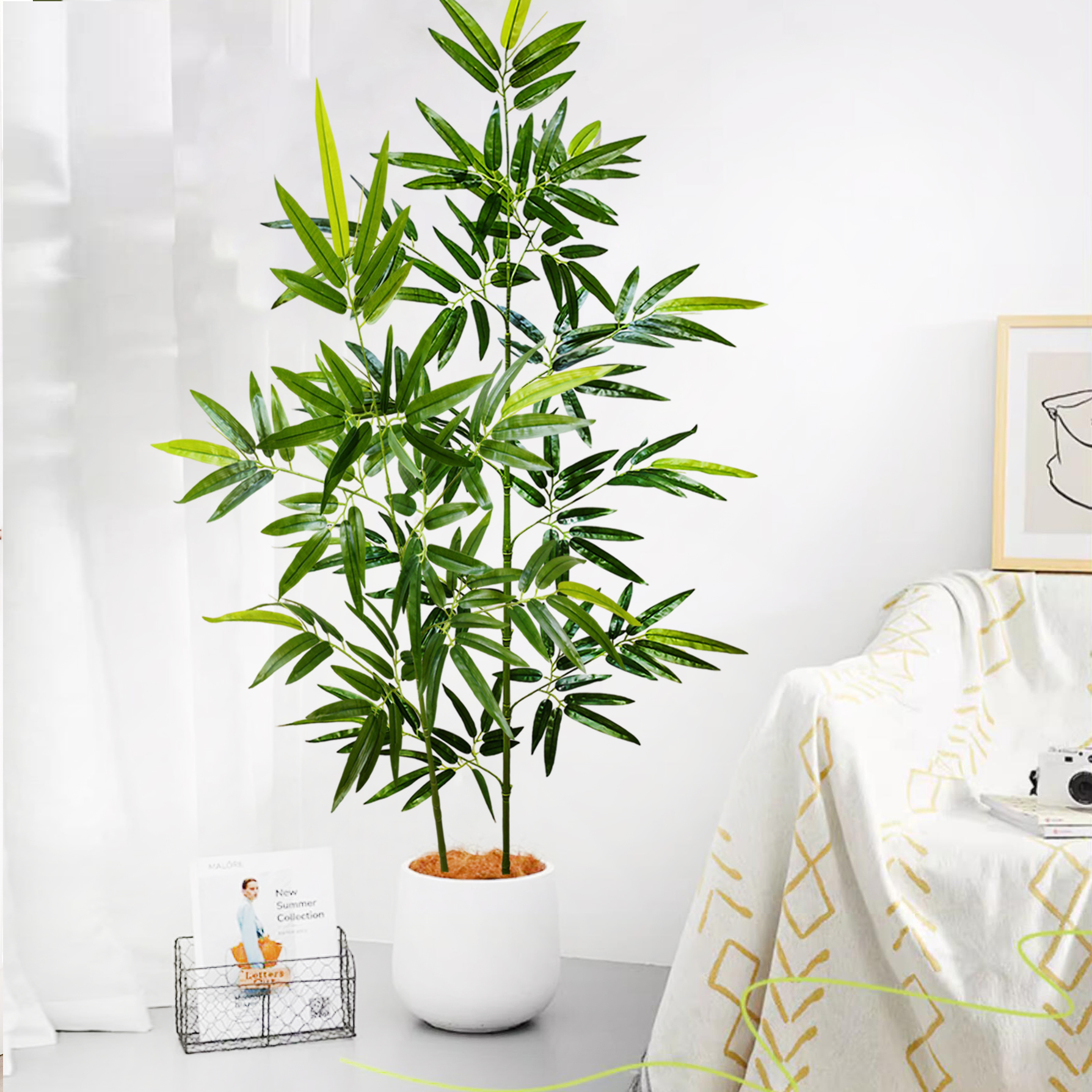 100-240cm/94.4in Artificial ba - Dracaena Marginata 评论和价格