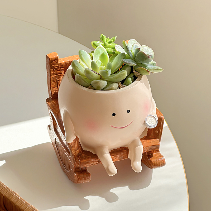 Stylish Cute Cartoon Ghost Res - Echeveria Succulent 评论和价格
