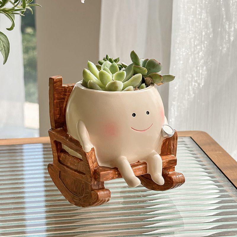 Stylish Cute Cartoon Ghost Res - Echeveria Succulent 评论和价格