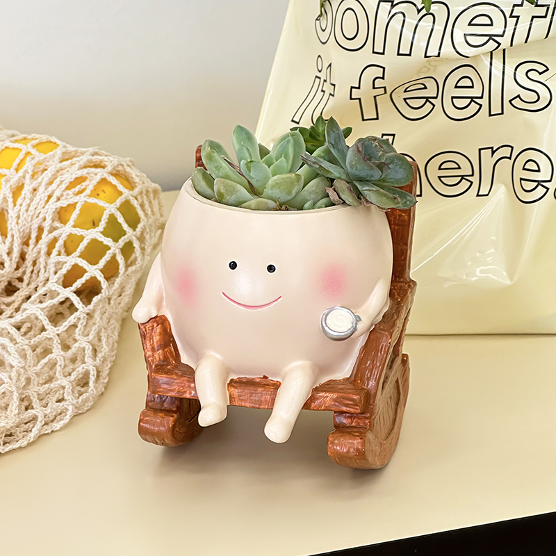 Stylish Cute Cartoon Ghost Res - Echeveria Succulent 评论和价格
