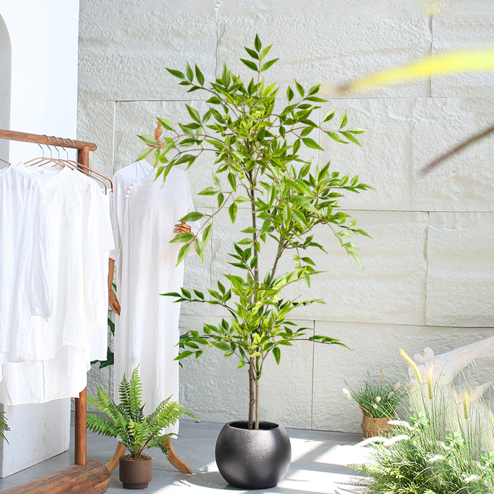 75-140cm Largen Fake Nandina T - Dracaena Marginata 评论和价格