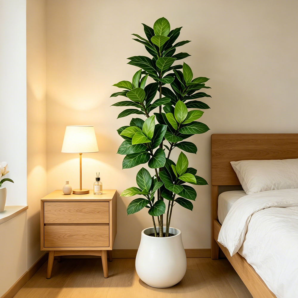 70-130cm Large Artificial Bany - Ficus Lyrata Tree 评论和价格