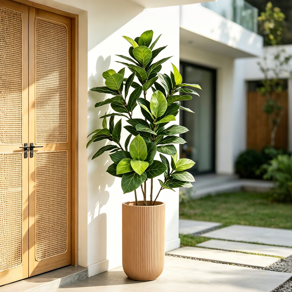 70-130cm Large Artificial Bany - Ficus Lyrata Tree 评论和价格