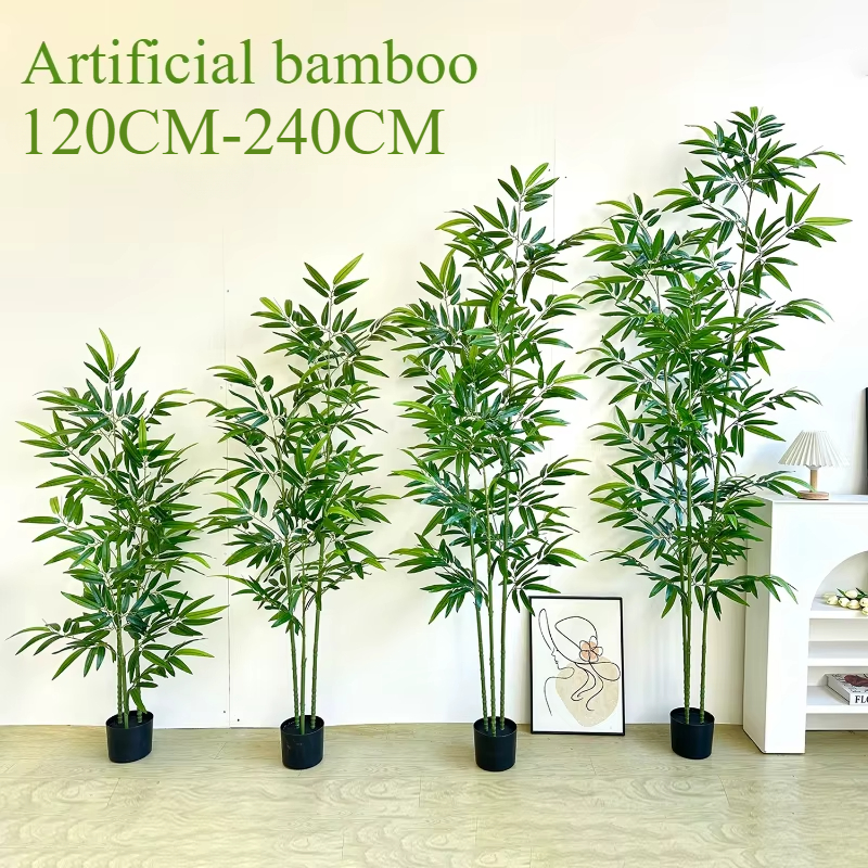 Artificial Green Bamboo Fadele - Dracaena Marginata 评论和价格