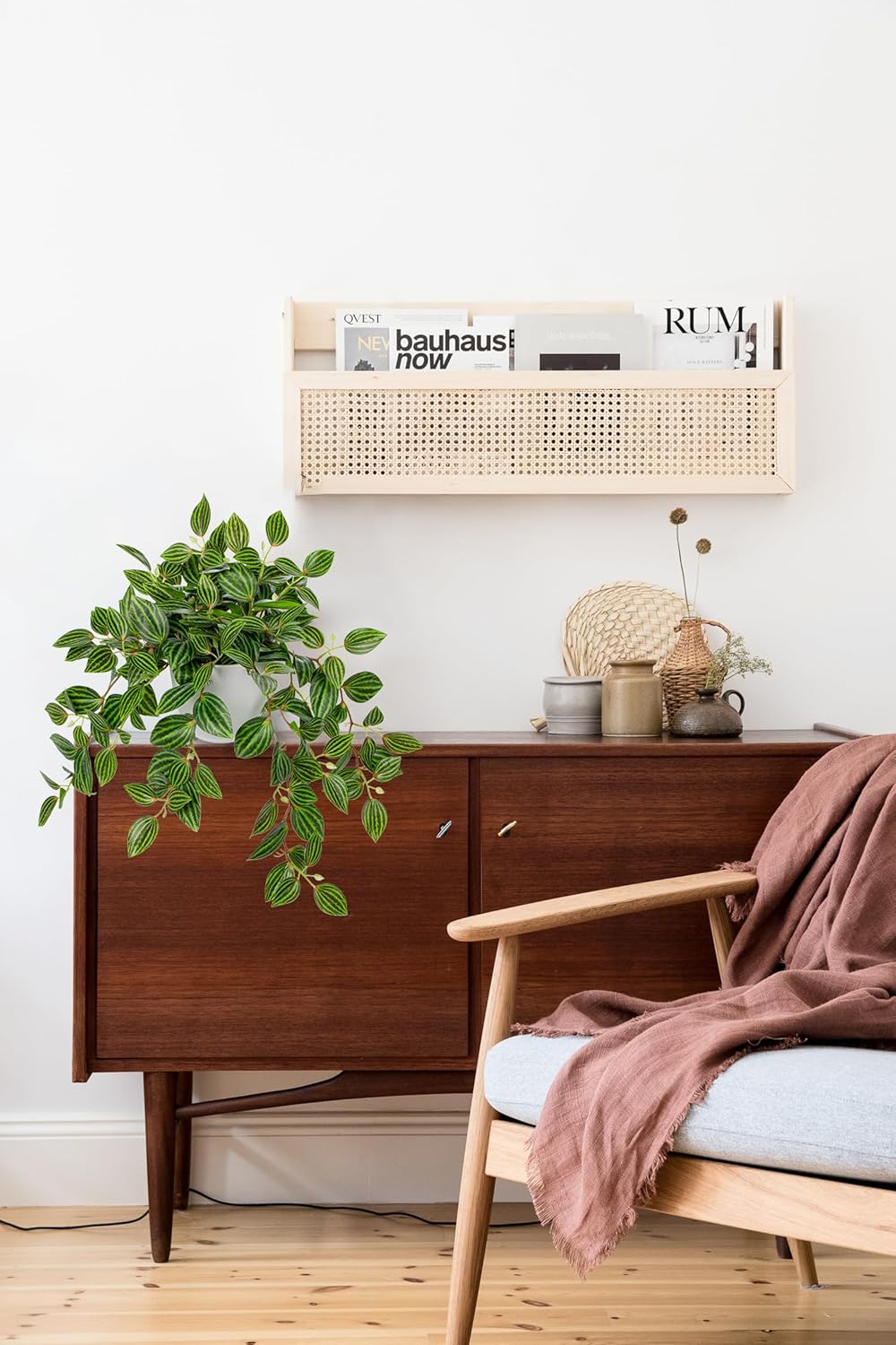 Artificial Plants Indoor Fake  - Peperomia Watermelon 评论和价格