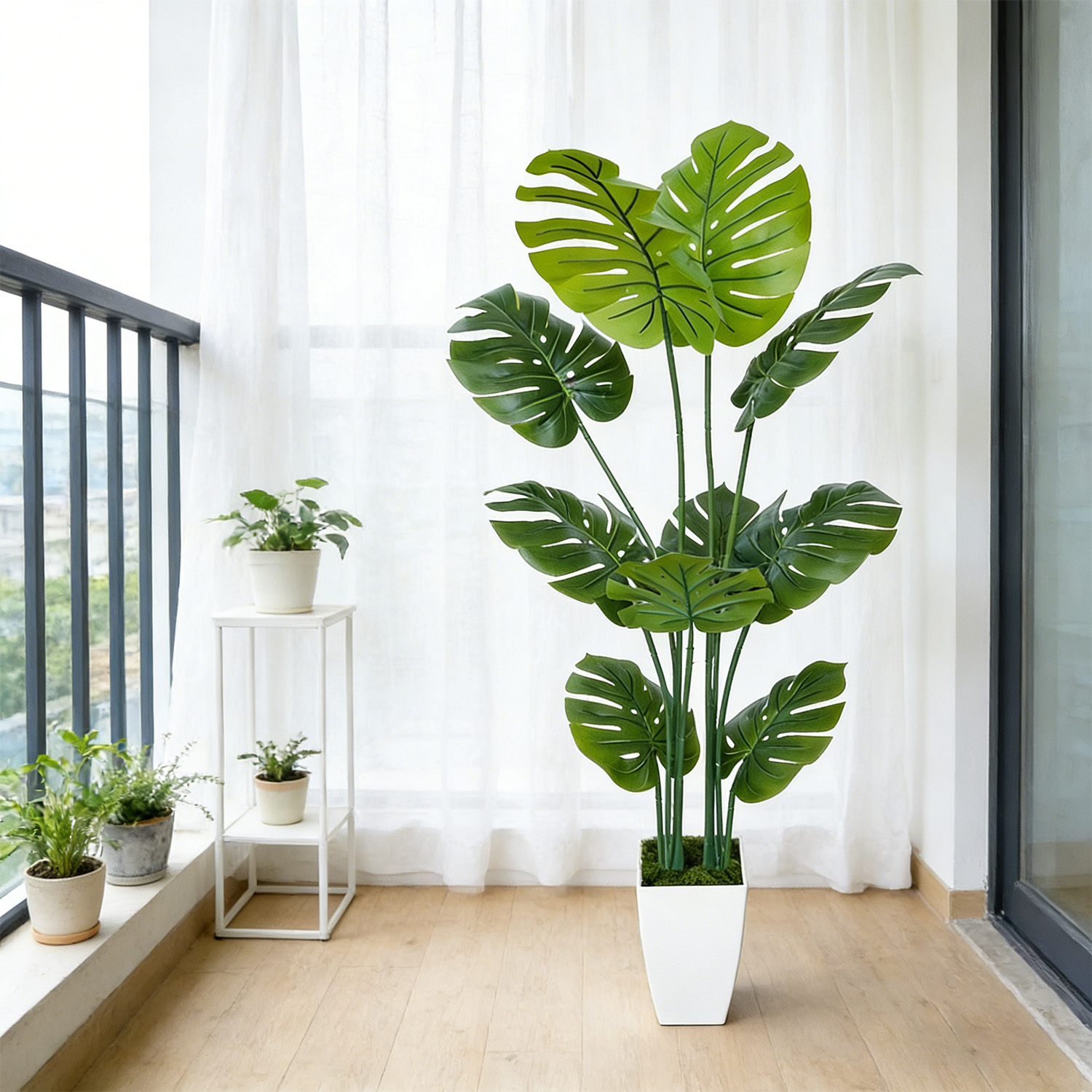 140Cm/4.6Ft Artificial Monster - Dracaena Marginata 评论和价格