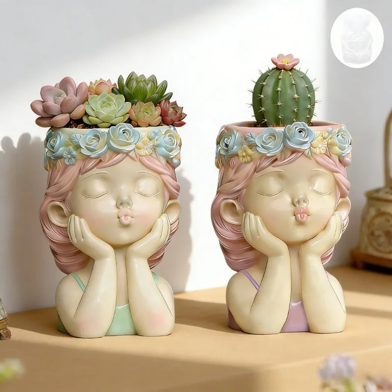Pouting Girl With Flower Crown - Echeveria Succulent 评论和价格