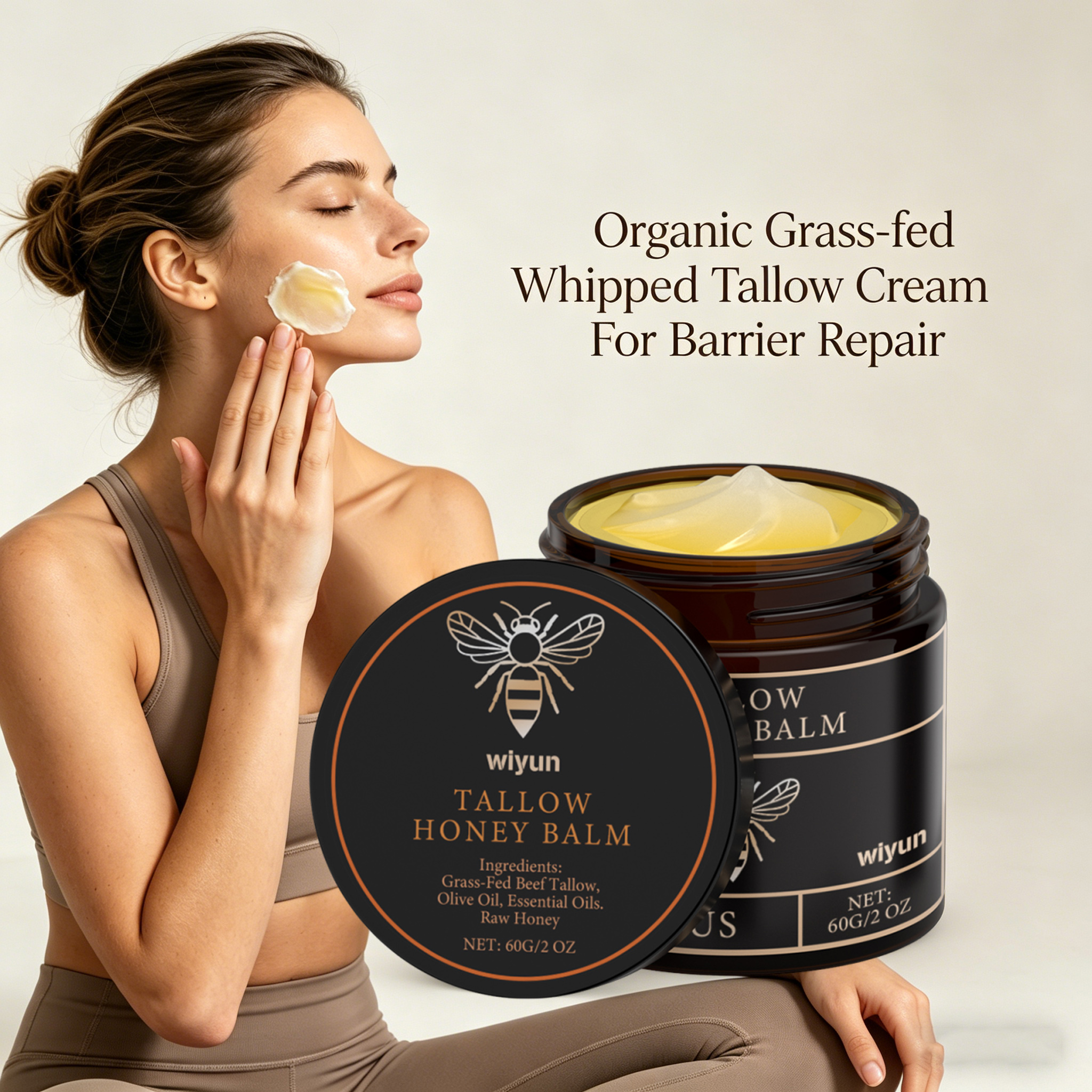 Organic Grass-fed Tallow Cream - Aglaonema Red 评论和价格