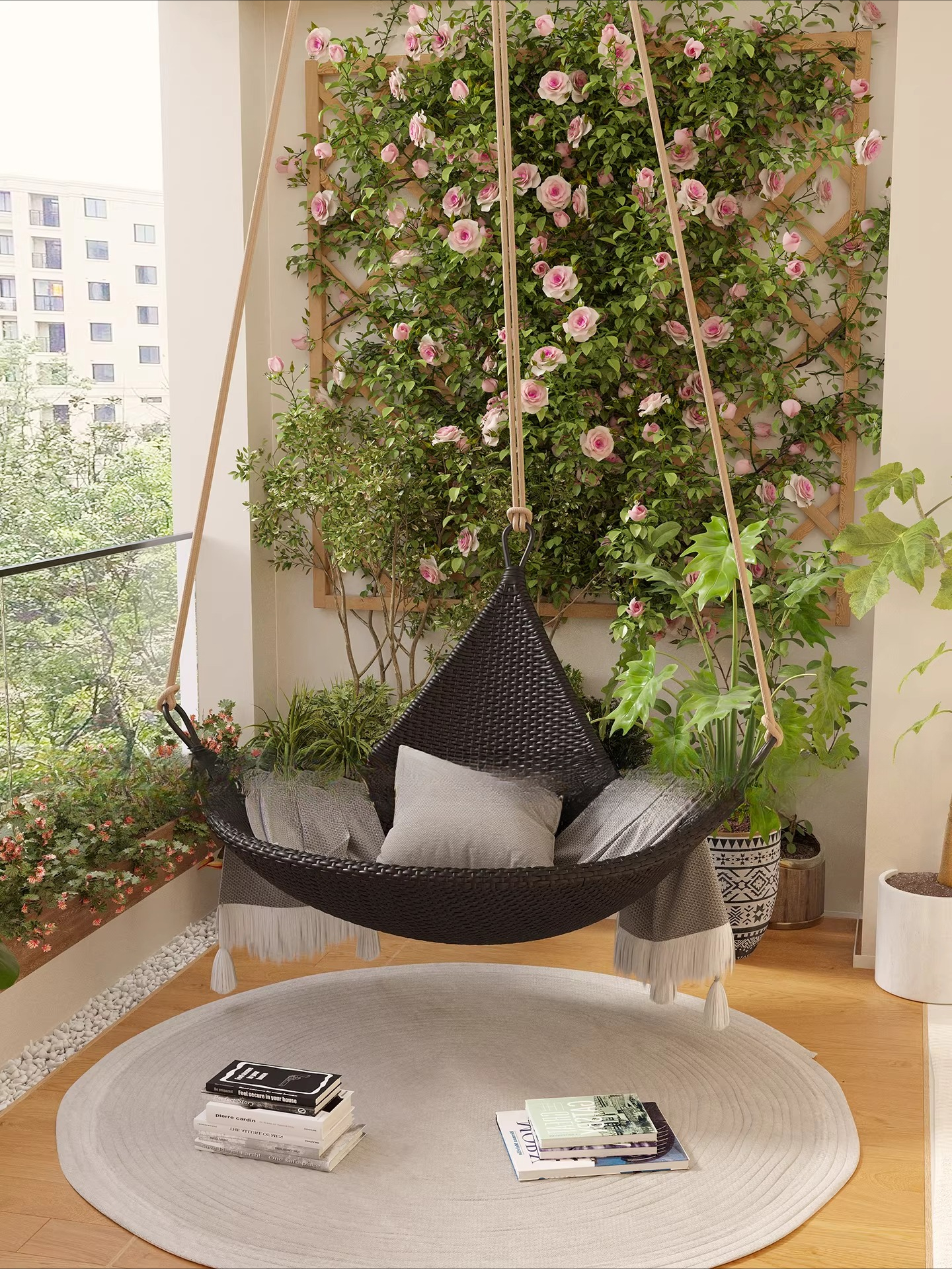 hanging chair cradle hanging b - Spider Plant Hanging 评论和价格
