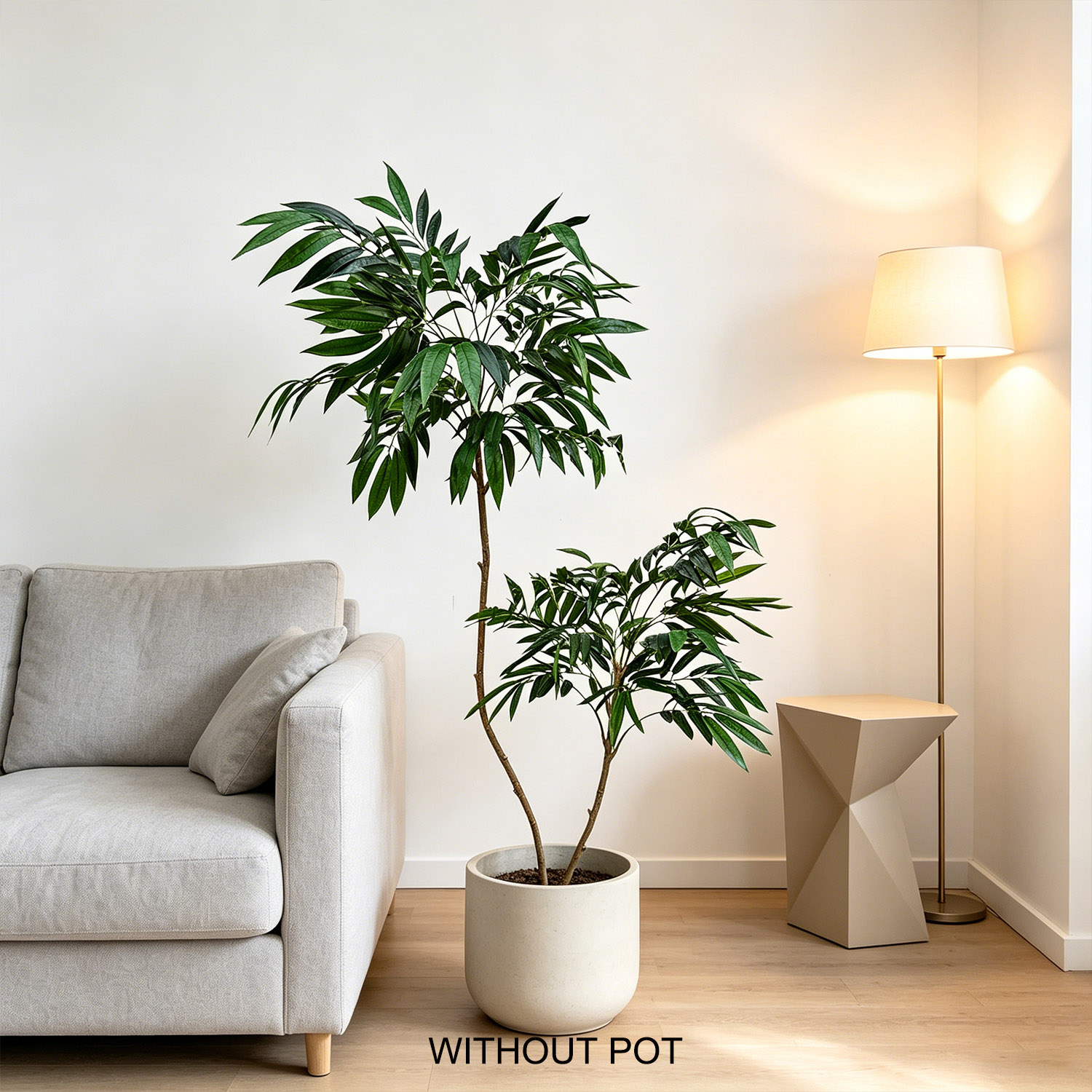 65-210cm/6.9ft Artificial Will - Ficus Lyrata Tree 评论和价格